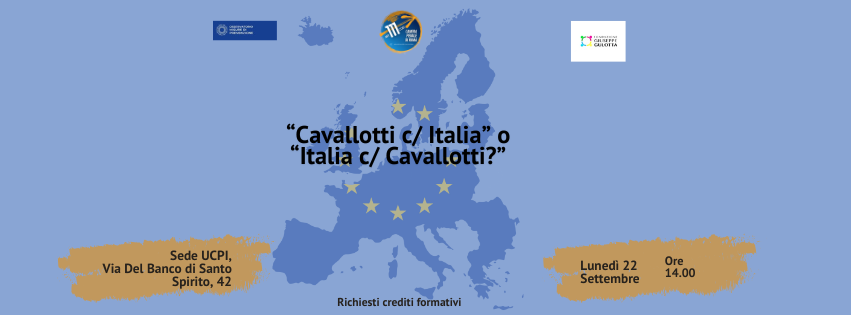 Cavallotti c/ Italia o Italia c/ Cavallotti?